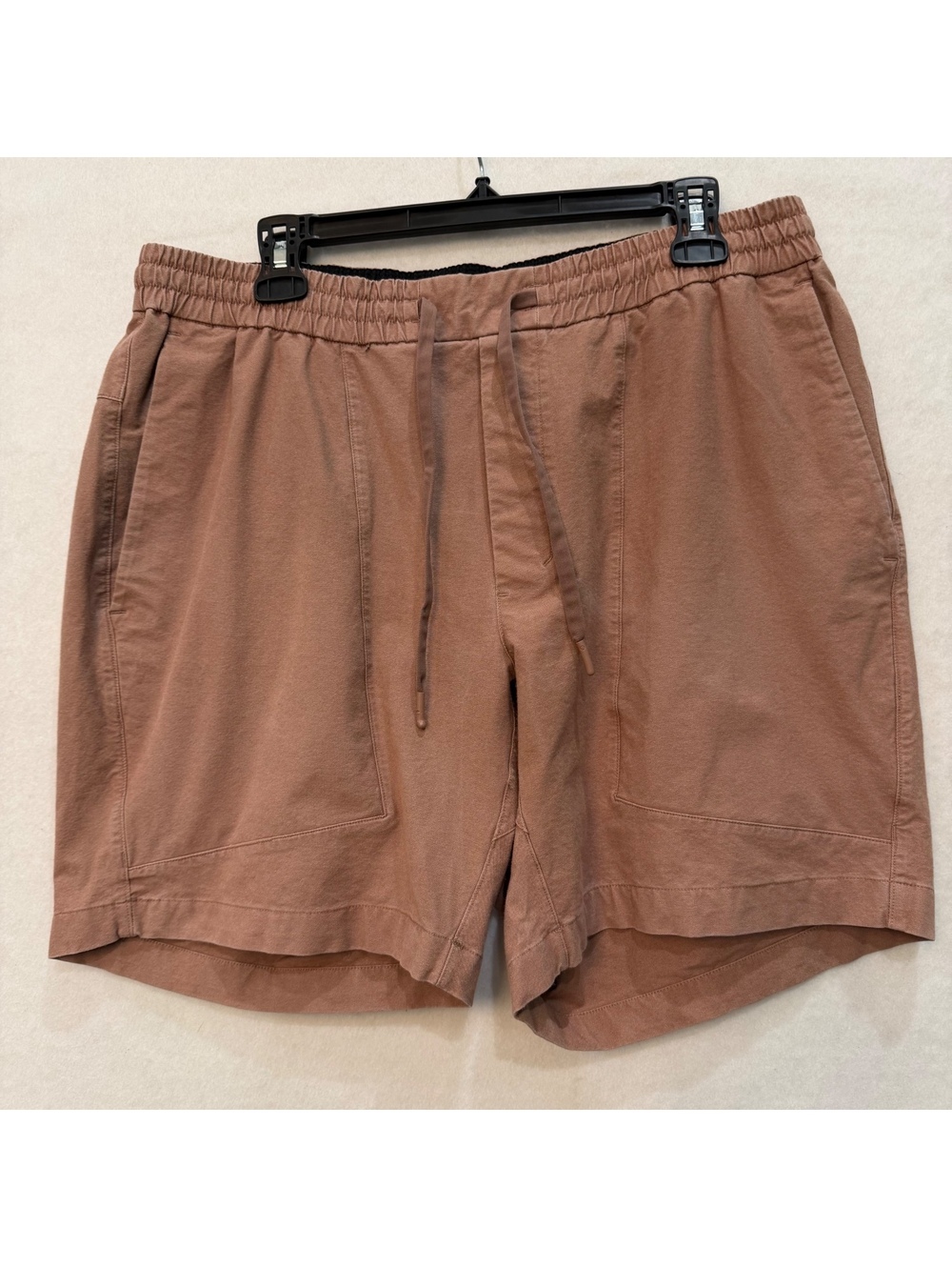 Lululemon Bowline Shorts Mens XL 8" Inseam Washed Terra Cotta Stretch Pockets